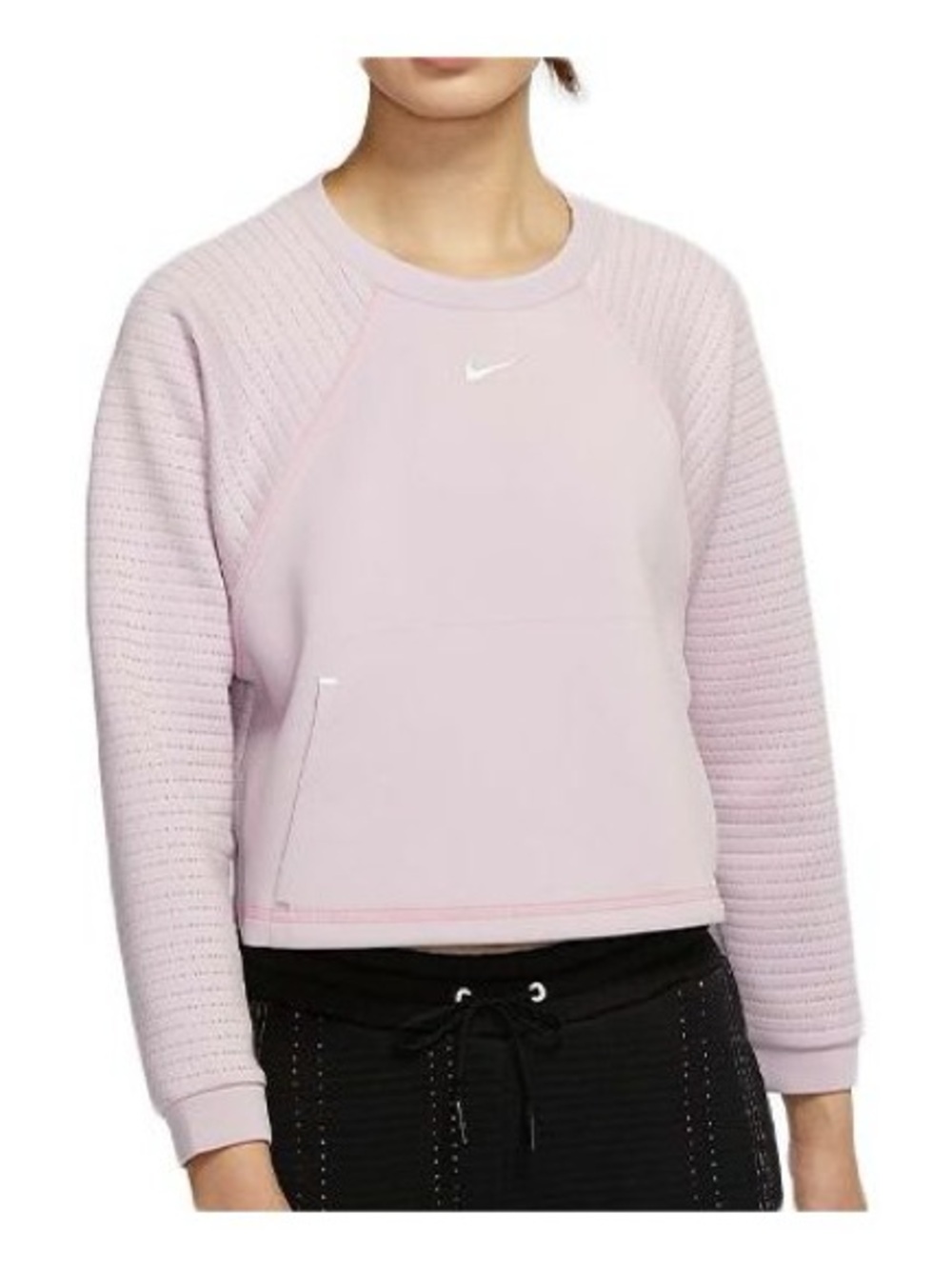 Nike Pro Luxe Round-neck crop Sweatshirt
